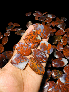 พลอยอาเกตธรรมชาติคุณภาพเยี่ยม AAA+ รูปทรงผสมสำหรับทำเครื่องประดับ FAIJAN GEMS รับรองโดยบุคคลที่สาม - Product Image 2