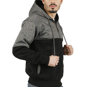 Sweat à capuche zippé pour homme, design personnalisé, respirant, vente en gros OEM, streetwear élégant - Product Image 4