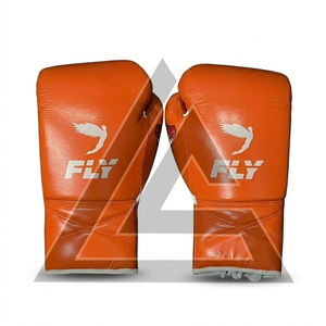 Fabrication en usine de gants de boxe sur mesure, 100% cuir véritable, professionnels, pour adultes. - Product Image 2