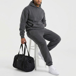 Premium Quality Custom Logo Men's Casual Hooded Sweatshirt & Jogger Tracksuit Set Breathable Men's Sweatsuits At Whole Sale Rate - Product Image 3