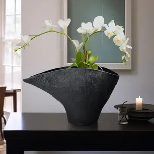 Aesthetic Modern Decorative Iron Coastal Floor <b>Vase</b> Trend Interior Bulk Manufacturer ZAHID EXPORTS - Product Image 1