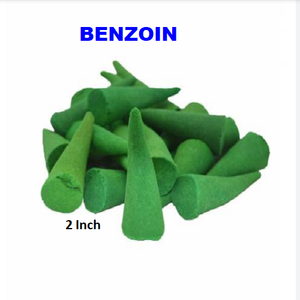 Cônes d'encens naturels à la benjoin – Vente en gros de la meilleure marque (Vert) - Product Image 1