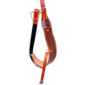 Calidad superior Caballo de cuero marrón Western Tooled Girth Cinch Billets Mejor precio con tipo de gancho - Product Image 1