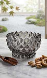 Tazón Redondo de Cristal Transparente de Alta Calidad y Lujo, de 3 mm de Grosor, para Frutas y Aperitivos, para Decoración del Hogar, Hotel o Bodas, Color Gris - Product Image 6