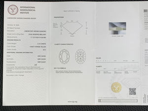 Diamantes Sueltos de Corte Ovalado de 3.15ct, Color Amarillo Intenso, Certificados por IGI, Claridad VVS2, Cultivados en Laboratorio CVD, para Joyería, Venta al Por Mayor - Product Image 2
