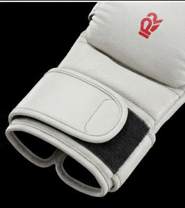 Guantes de Grappling de Piel Blanca Premium para MMA, Manoplas de Sparring con Palma Abierta, Equipo de Entrenamiento para Combate en Jaula - Product Image 5