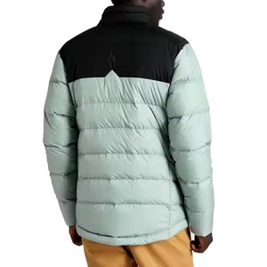 Wholesale Men's 100% Polyester with Zipper-Up Stand Collar New Latest Design <b>Puffer</b> <b>Jacket</b> <b>Cheap</b> Price ODM Fabric - Product Image 4