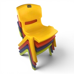 Popular Children's Easy <b>Stackable</b> Eco-Friendly Plastic Leisure <b>Chair</b> 18" Height One-piece PP Seat Noise Reduction Modern Outdoor - Product Image 2