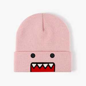 Design Your Own Beanie Hat Unisex Adult <b>Winter</b> <b>Cap</b> Solid Color Knitted Cuffed Design 56-58CM Acrylic Material - Product Image 4