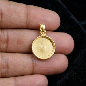 925 Sterling Silver Round Blank Pendant Setting 10mm DIY Breastmilk Keepsake Resin <b>Ashes</b> Memorial Charm Jewelry Making Bezel - Product Image 6