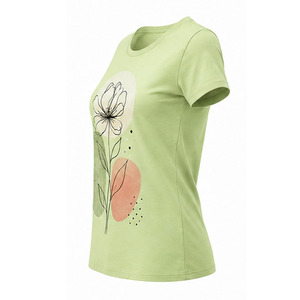 เสื้อยืดผู้หญิงลายกราฟิกสำหรับฤดูร้อน คอกลม แขนสั้น ผ้าฝ้ายนุ่ม ระบายอากาศดี สไตล์สตรีทแวร์ ใส่ได้ทุกวัน - Product Image 3