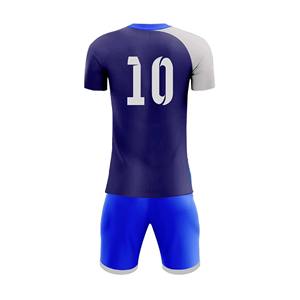 Maillot de football uniforme en promotion – Respirant, séchage rapide, écologique, imprimé par sublimation, 100 % polyester, personnalisable avec nom d'équipe, unisexe - Product Image 6