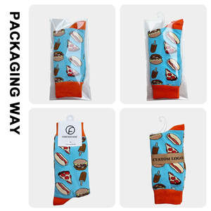 Vente en gros de chaussettes et bas pour hommes en coton naturel, personnalisés, amusants, colorés et originaux, avec livraison gratuite - Product Image 3