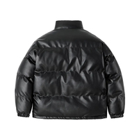Veste matelassée unisexe personnalisée en toile épaisse pour l'hiver, imperméable, coupe-vent, avec fermeture éclair sur le devant et poches isolées