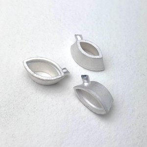 Venta al por mayor de monturas de plata de ley 925 reciclada con bisel marquesa para la producción de colgantes y pendientes - Proveedor internacional - Product Image 3