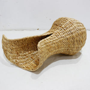 Artex Dong Thap Factory Water Hyacinth <b>Crafts</b> Rustic Home Decor Vase Seagrass Rope Handmade Rattan Vase <b>Plastic</b> Flower Vase - Product Image 4