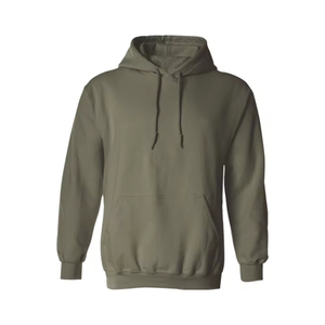 2026 OEM Men's <b>Black</b> 100% Cotton Heavyweight <b>Fleece</b> Pullover Hoodie Autumn Warm Custom Front Logo Eco-Friendly Sweatshirt for - Product Image 6