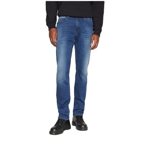 กางเกงยีนส์ทรงตรงเอวสูงสำหรับผู้ชายกางเกงอินเทรนด์ลำลองยืดได้ทั่วไปใส่ในฤดูใบไม้ร่วงเป็นมิตรกับสิ่งแวดล้อม - Product Image 2