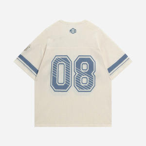 Maillot de football américain surdimensionné en mesh personnalisable avec logo pour homme – Respirant, pour entraînement et compétition – Vente en gros OEM pour acheteurs américains - Product Image 6