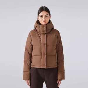 Women's Oversized Long Hooded <b>Puffer</b> <b>Jacket</b> <b>Thin</b> Winter Warm Bubble Coat Windproof Insulated Streetwear Outdoor Casual Style - Product Image 2