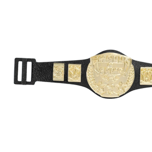 Classic Wrestling Championship Belt Premium Quality Collector's Belt with Gold-Plated Center and <b>Side</b> <b>Plates</b> - Product Image 4