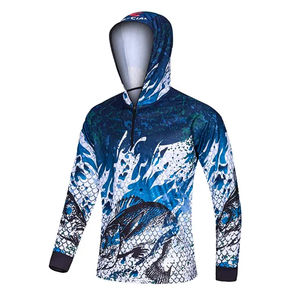 Sudadera con Capucha para Pesca, para Hombre, Cómoda, Ligera, de Secado Rápido, con Protección UV, Transpirable, Resistente al Viento, Impermeable, con Impresión por Transferencia de Calor - Product Image 5