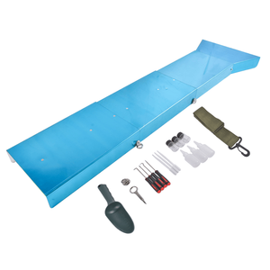 Set Portatile di Attrezzature per Miniera in Lega di Alluminio 20x con Lente d'Ingrandimento, Pinzette e Paletta - Product Image 4