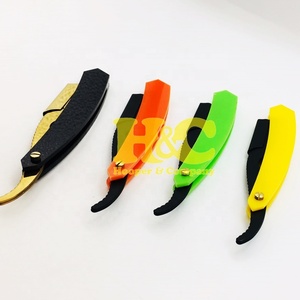 New Barber <b>Razors</b> Colors Stainless Steel Professional Barber <b>Straight</b> <b>Razor</b> Multi Glitter Handle Replaceable <b>Razors</b> Men - Product Image 6