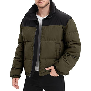 High Quality Men's Long <b>Thin</b> Bubble <b>Jacket</b> <b>Waterproof</b> Latest Fashion Style Customized Logo Wholesale Price Custom Sizes Shining - Product Image 1