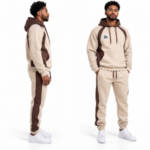 Conjunto Deportivo Premium para Hombre de Dos Piezas, Sudadera y Pantalones Jogger, Tela de Felpa Suave, Corte Holgado, Manga Larga, OEM - Product Image 4