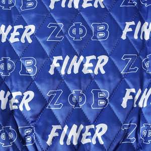เสื้อแจ็คเก็ตซาติน Zeta Phi Beta แบบกันน้ำ มีฮู้ด สำหรับฤดูหนาว แจ็คเก็ตลำลองผู้ชาย ตกแต่งสไตล์วินเทจ - Product Image 4