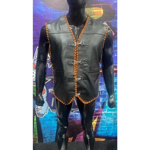 Chaqueta Clásica de Cuero Genuino Estilo Motero Vintage, Ropa Casual de Calle para Hombre y Mujer, Marca Personalizada - Product Image 6