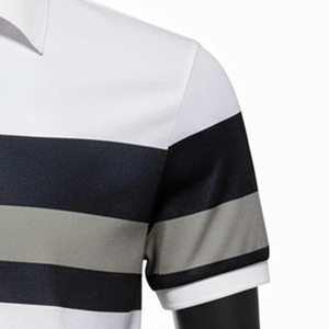 Chemise Homme Personnalisée de Haute Qualité à Manches Courtes pour l'Été – Motif Uni Décontracté, Respirante, en Spandex/Coton Tricoté Brodé - Product Image 6