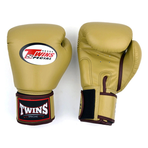 Gants de boxe personnalisés de qualité supérieure, couleur au choix, en cuir véritable, avec sangles réglables à scratch pour le Muay Thai - Product Image 2