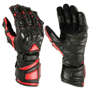 Guantes de Motociclismo de Cuero Vacuno de Alta Calidad, Precio al por Mayor, Guantes de Cuero de la Mejor Calidad, Guantes Tipo Mitón - Product Image 6
