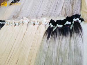 Cabello Virgen Vietnamita Remy Rubio Sedoso, 100% Cabello Humano # Venta de Fábrica, MOQ 60 Unidades, Envío Gratuito para Pedidos de 100 kg - Product Image 5