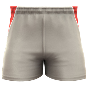 Conjunto de Camiseta de Fútbol Roja y Gris para Hombre, Manga Corta, Cuello Redondo, Absorbe la Humedad, 100% Poliéster, Ajuste Atlético, para Todas las Temporadas - Product Image 3