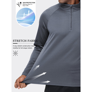 Sudadera de Golf de Manga Larga con Cierre de Cremallera para Hombre, Ropa de Entrenamiento Personalizada para Campos de Golf - Product Image 5