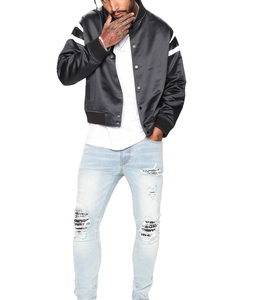Women Customized Street Wear Breathable Bomber <b>Jacket</b> Wholesale <b>Long</b> Sleeve Satin Bomber <b>Men's</b> <b>Jackets</b> - Product Image 6