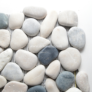 Pierre de galet naturelle de haute qualité, décorative et durable pour l'aménagement paysager extérieur et de jardin moderne - Product Image 2