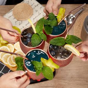 Pure Copper Drinking Mug Handmade Polished Finish Copper Coffee Tea Mug Drinkware by Madiha Art and Crafts - Product Image 3