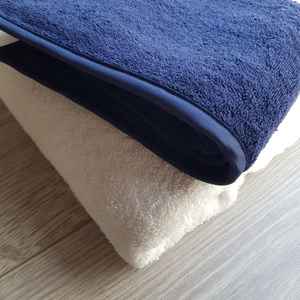 Juego de Toallas de Algodón Orgánico Azul, Toallas de Baño Personalizadas, Suaves, Absorbentes, Ecológicas y de Lujo - Product Image 4