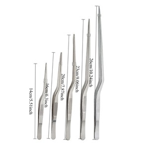Medical Stainless Steel Precision Tip Ear Wax Cleaning Tweezer Curved Forceps Hygiene <b>Removal</b> <b>Tool</b> ISO Approved - Product Image 2