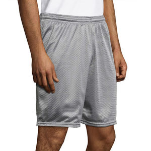 Shorts de malla de poliéster al por mayor en grandes cantidades, último diseño 2026, shorts de malla para hombre con logo personalizado impreso en venta - Product Image 3