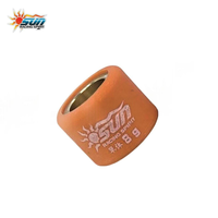 SUN RACING BEAT ICON WRL1613-8 16X13Mm 8G Bobot Rol Akselerasi Serat Komposit Kuningan Penyetelan Penggerak CVT 6 Buah