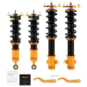 Adjustable 24 Ways Damper Coilover Suspension Kit Tuning Shocks Strut Suspension Systems for Subaru Outback 1999-2003 Compatible - Product Image 1