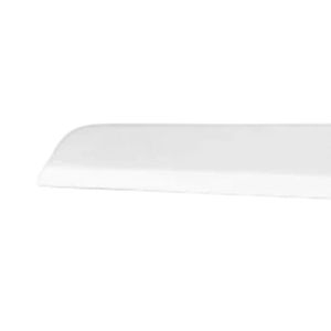 Couteaux à épandre les ingrédients de cuisine à manche noir, avec lame droite à pointe arrondie argentée et poignée à fente ouverte pour la préparation et le service des aliments - Product Image 2