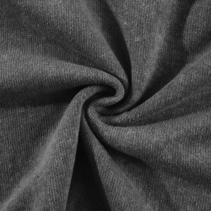 Sudadera con Capucha Corta Personalizada en Gris Carbón con Lavado Ácido, Venta al Por Mayor, Unisex, Estilo Vintage, Largo Regular, 100% Bordada - Product Image 5