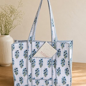 Bolso de mano bohemio de algodón bordado con estampado floral, bolso de hombro para compras de verano para mujer - Product Image 5
