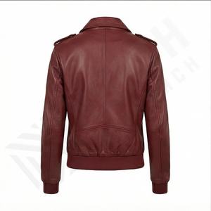 Vestes longues en cuir de haute qualité pour femmes des fabricants professionnels Vêtements d'extérieur à la mode d'hiver avec col montant en vente! Dames - Product Image 3